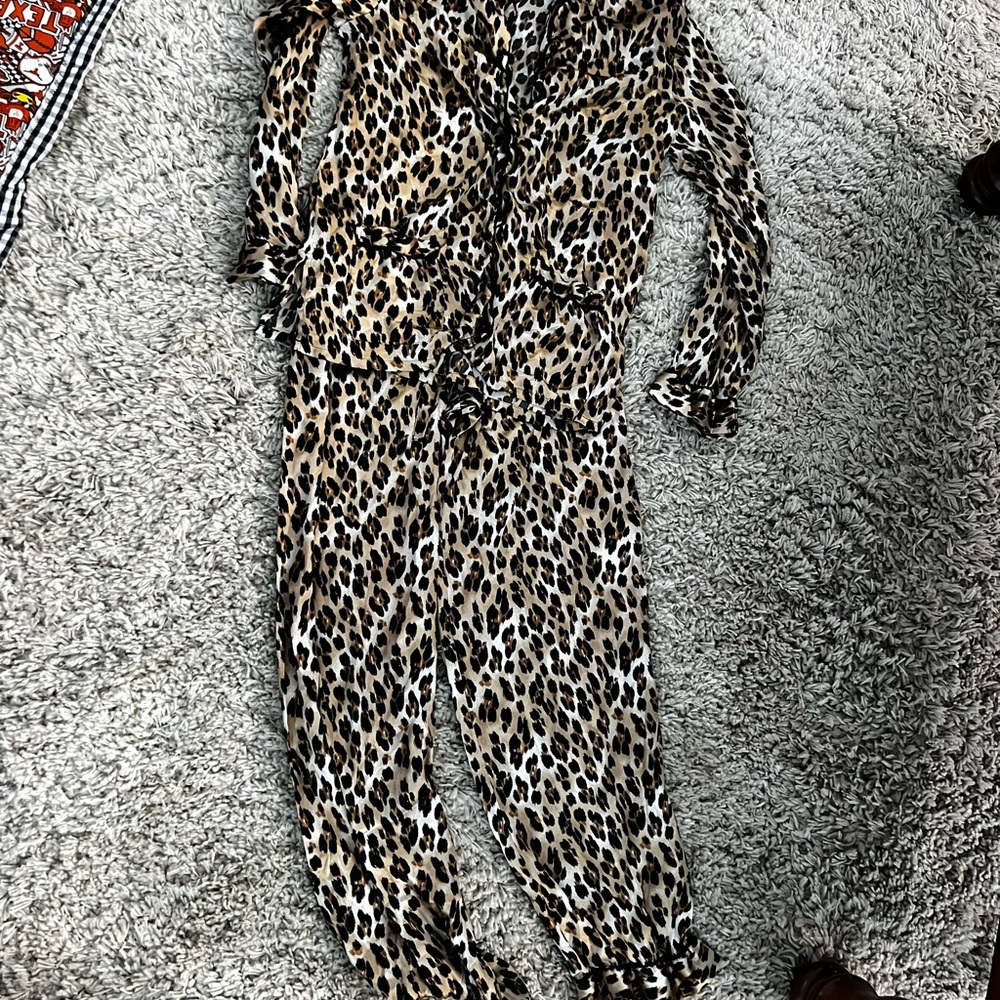Leopard Victoria Secret pajama set